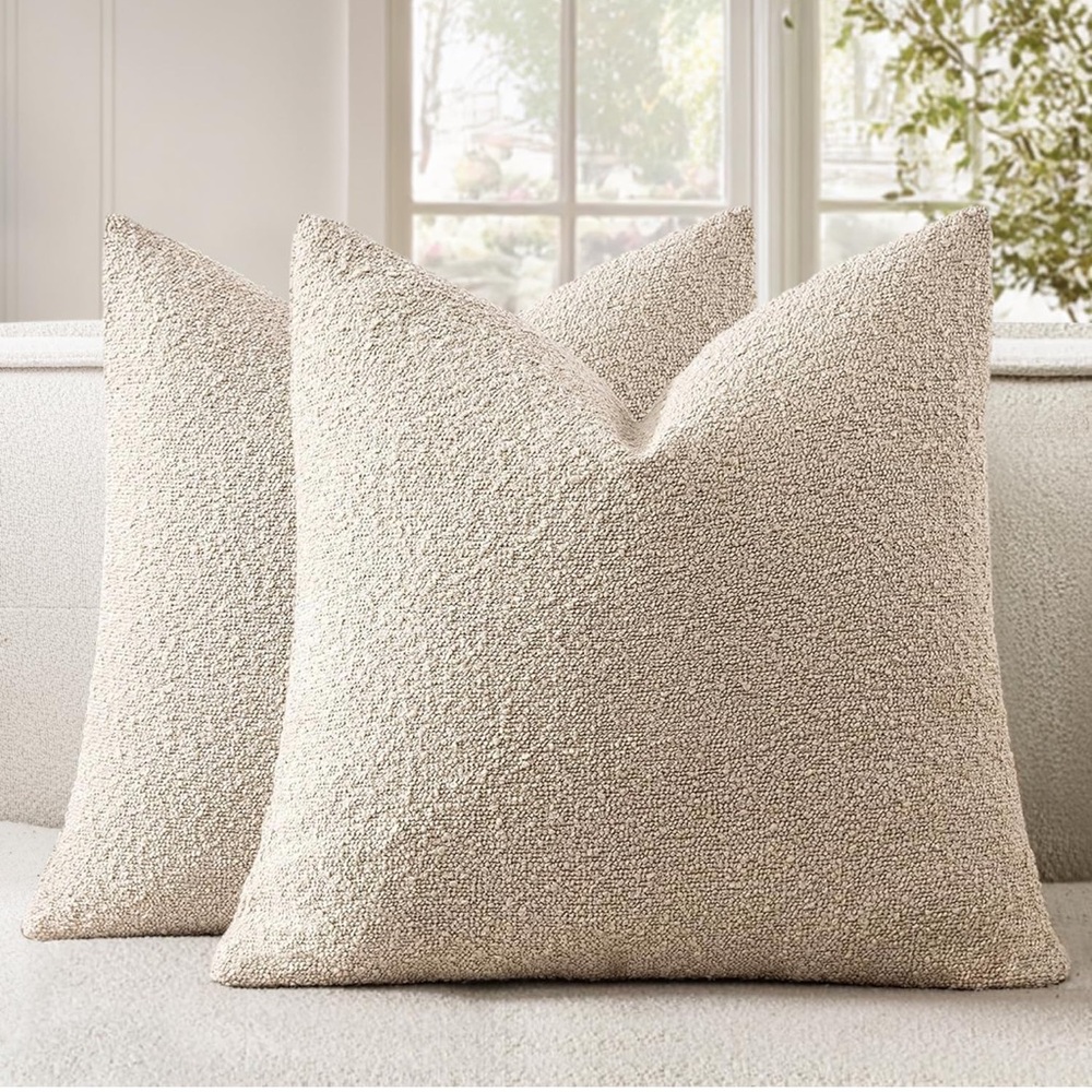 Elegant Cream Accent Pillows